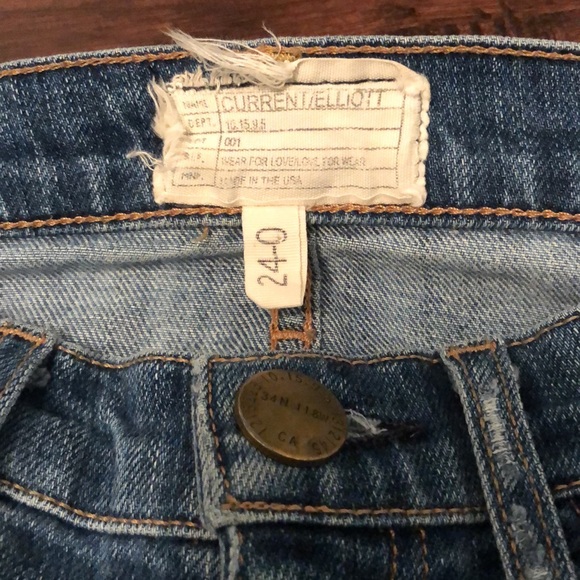 Current Elliot Women’s The Cut Off Stiletto Distressed Skinny Jeans - Picture 5 of 5